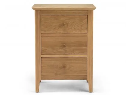 Archers Windermere 3 Drawer Oak Wooden Bedside Table (Assembled)