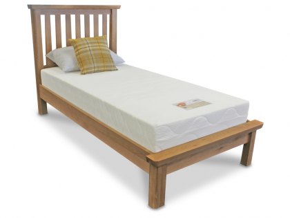 ASC Austin 3ft Single Oak Wooden Bed Frame