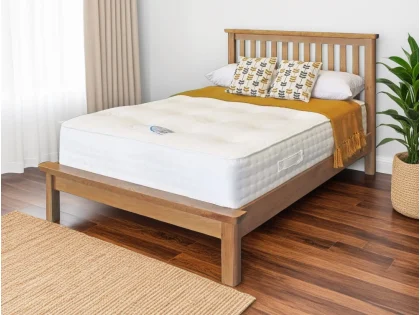 ASC Austin 5ft King Size Oak Wooden Bed Frame