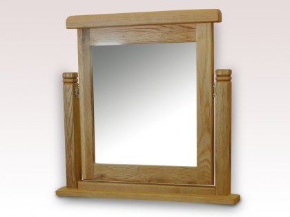 ASC Balmoral Oak Wooden Dressing Table Mirror