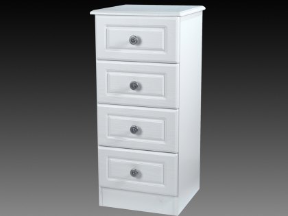 ASC Chelsea 4 Drawer Narrow Chest of Drawers (Assembled)