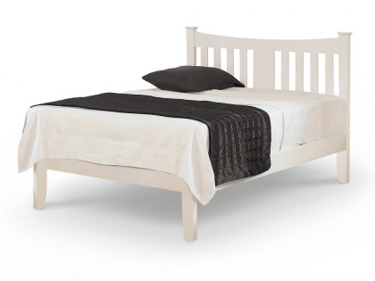 Sweet Dreams Kingfisher 5ft King Size White Wooden Bed Frame (Low Footend)