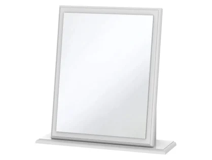 Welcome Balmoral White High Gloss Dressing Small Table Mirror Welcome Balmoral White High Gloss Dressing Small Table Mirror