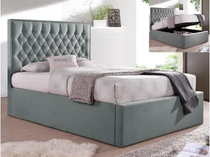 Bedmaster Wilson Grey Fabric Ottoman Bed Frame Bedmaster Wilson Grey Fabric Ottoman Bed Frame