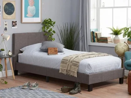 Birlea Berlin Grey Fabric Bed Frame Birlea Berlin Grey Fabric Bed Frame