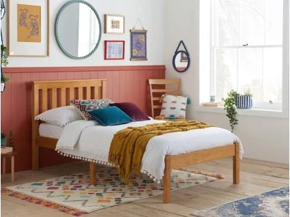 Birlea Denver Pine Wooden Bed Frame