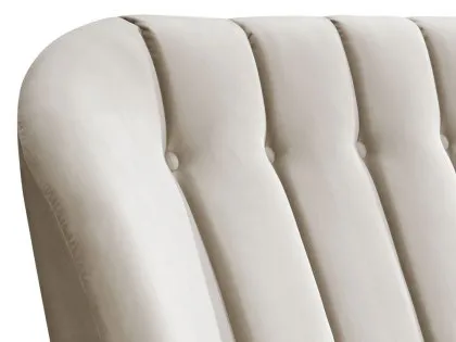 Birlea Elm 5ft King Size Warm Stone Fabric Bed Frame