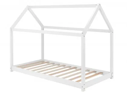 Birlea House 3ft Single White Wooden Bed Frame