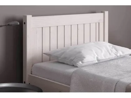 Birlea Rio 3ft Single Whitewash Wooden Bed Frame