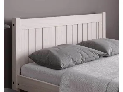 Birlea Rio 4ft6 Double Whitewash Wooden Bed Frame