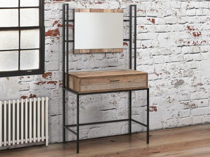 Birlea Urban Rustic Dressing Table and Mirror (Flat Packed)