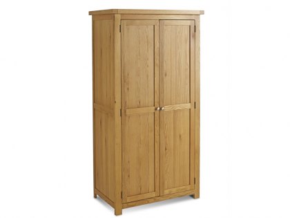 Birlea Woburn 2 Door Oak Wooden Double Wardrobe (Flat Packed)