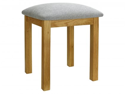 Birlea Woburn Oak Wooden Dressing Table Stool (Assembled)