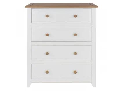 Core Capri White 4 Drawer Chest of Drawers Core Capri White 4 Drawer Chest of Drawers