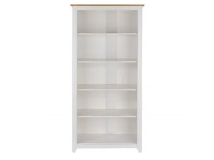 Core Capri White Tall Bookcase