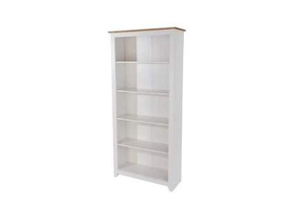 Core Capri White Tall Bookcase
