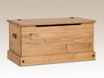 Core Corona Pine Wooden Blanket Box (Flat Packed)