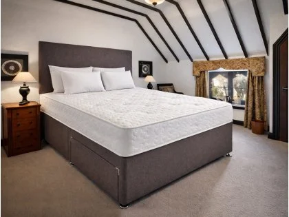 Deluxe Memory Flex Orthopaedic Extra Long Divan Bed