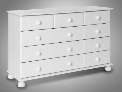 Furniture To Go Copenhagen White 2+3+4 Chest of Drawers (Flat Packed)