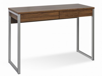 Furniture To Go Function Plus Walnut 2 Drawer Desk (Flat Packed)