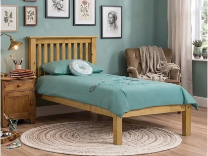 Julian Bowen Barcelona Pine Wooden Bed Frame (Low Footend) Julian Bowen Barcelona Pine Wooden Bed Frame (Low Footend)