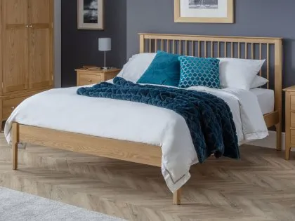 Julian Bowen Cotswold Oak Wooden Bed Frame
