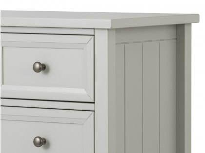 Julian Bowen Maine Dove Grey 3+2 Chest of Drawers (Flat Packed)