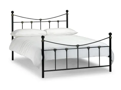 Julian Bowen Rebecca 5ft King Size Black Metal Bed Frame