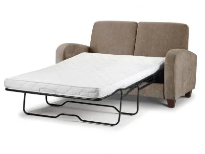 Julian Bowen Vivo Mink Chenille Fabric 2 Seater Sofa Bed