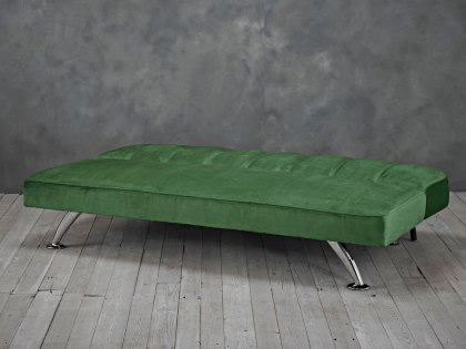 LPD Brighton Green Fabric Sofa Bed