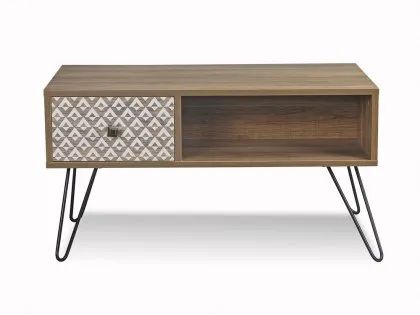 LPD Casablanca Light Walnut Effect Coffee Table