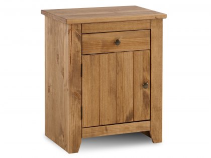 LPD Havana Pine 1 Drawer Small Bedside Cabinet (Flat Packed)
