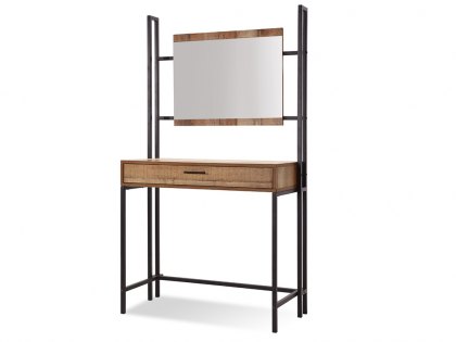 LPD Hoxton Rustic Dressing Table and Mirror (Flat Packed)