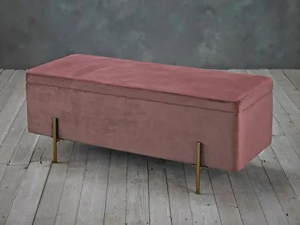 LPD Lola Pink Fabric Blanket Box  (Assembled)