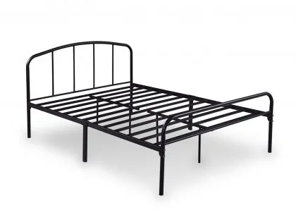 LPD Milton 4ft Small Double Black Metal Bed Frame