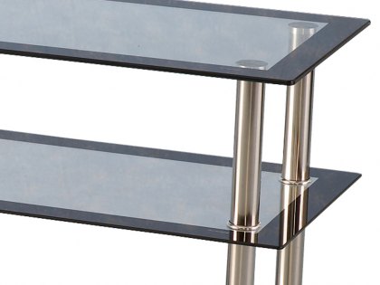 Seconique Harlequin Glass TV Cabinet (Flat Packed)