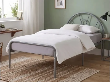 Seconique Nova Silver Metal Bed Frame Seconique Nova Silver Metal Bed Frame