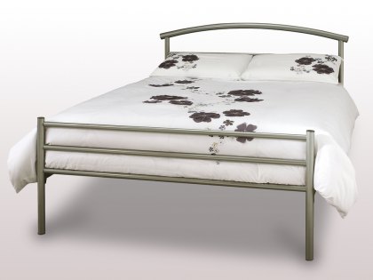 Serene Brennington 4ft Small Double Silver Metal Bed Frame