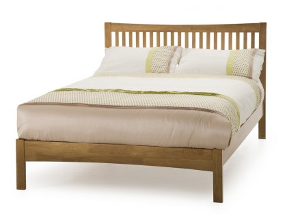 Serene Mya 4ft Small Double Honey Oak Wooden Bed Frame
