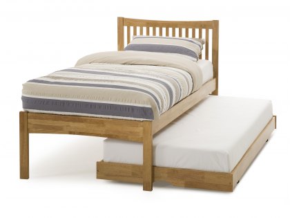 Serene Mya 3ft Single Honey Oak Wooden Guest Bed Frame