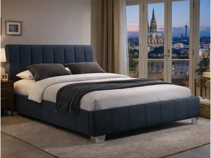 Time Living Braunston Grey Fabric Bed Frame