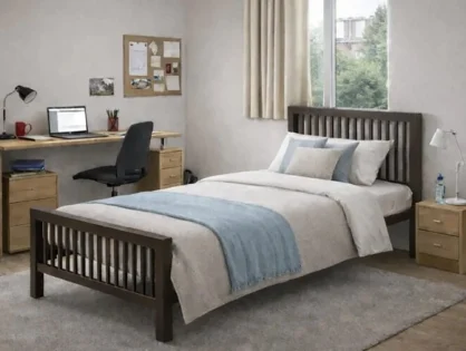 Time Living Meridian Black Metal Bed Frame Time Living Meridian Black Metal Bed Frame
