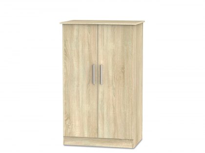 Welcome 2ft6 Contrast Childrens Small Wardrobe (Assembled)