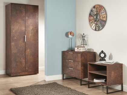 Welcome Diego Copper Double Open Locker (Assembled)