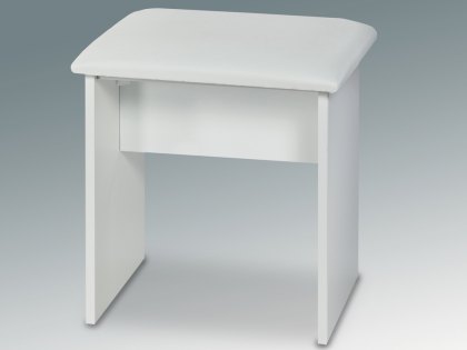 Welcome Knightsbridge White Dressing Table Stool (Assembled)