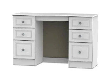 Welcome Pembroke White Ash Double Pedestal Dressing Table (Assembled) Welcome Pembroke White Ash Double Pedestal Dressing Table (Assembled)