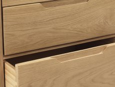 Archers Archers Keswick 3 Drawer Oak Wooden Bedside Cabinet (Assembled)