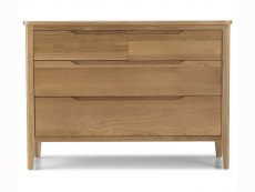 Archers Archers Keswick 4 Drawer Oak Wooden Wide Chest of Drawers (Assembled)