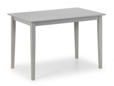 Julian Bowen Julian Bowen Kobe 112cm Lunar Grey Dining Table and 4 Chairs Set