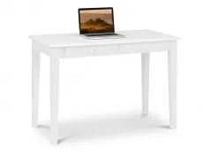 Julian Bowen Julian Bowen Carrington White 2 Drawer Desk